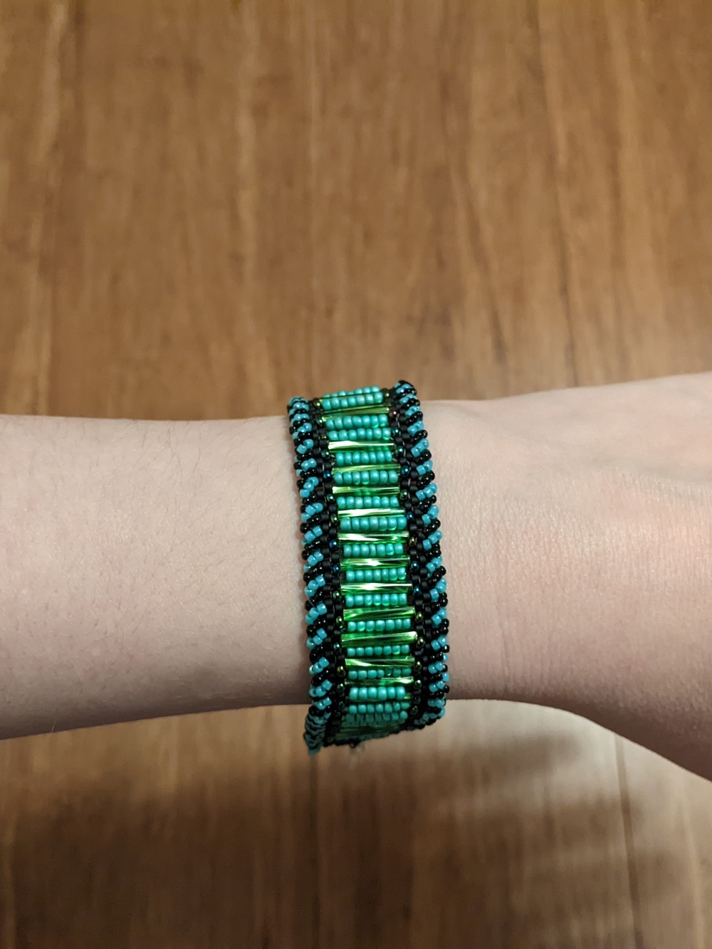 Handmade Green Beaded Bracelet - Women Jewelry Bracelet